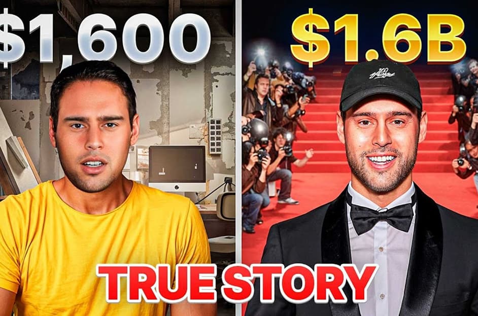 This guy turned $1,800 into a $1B+ business (crazy story & details)